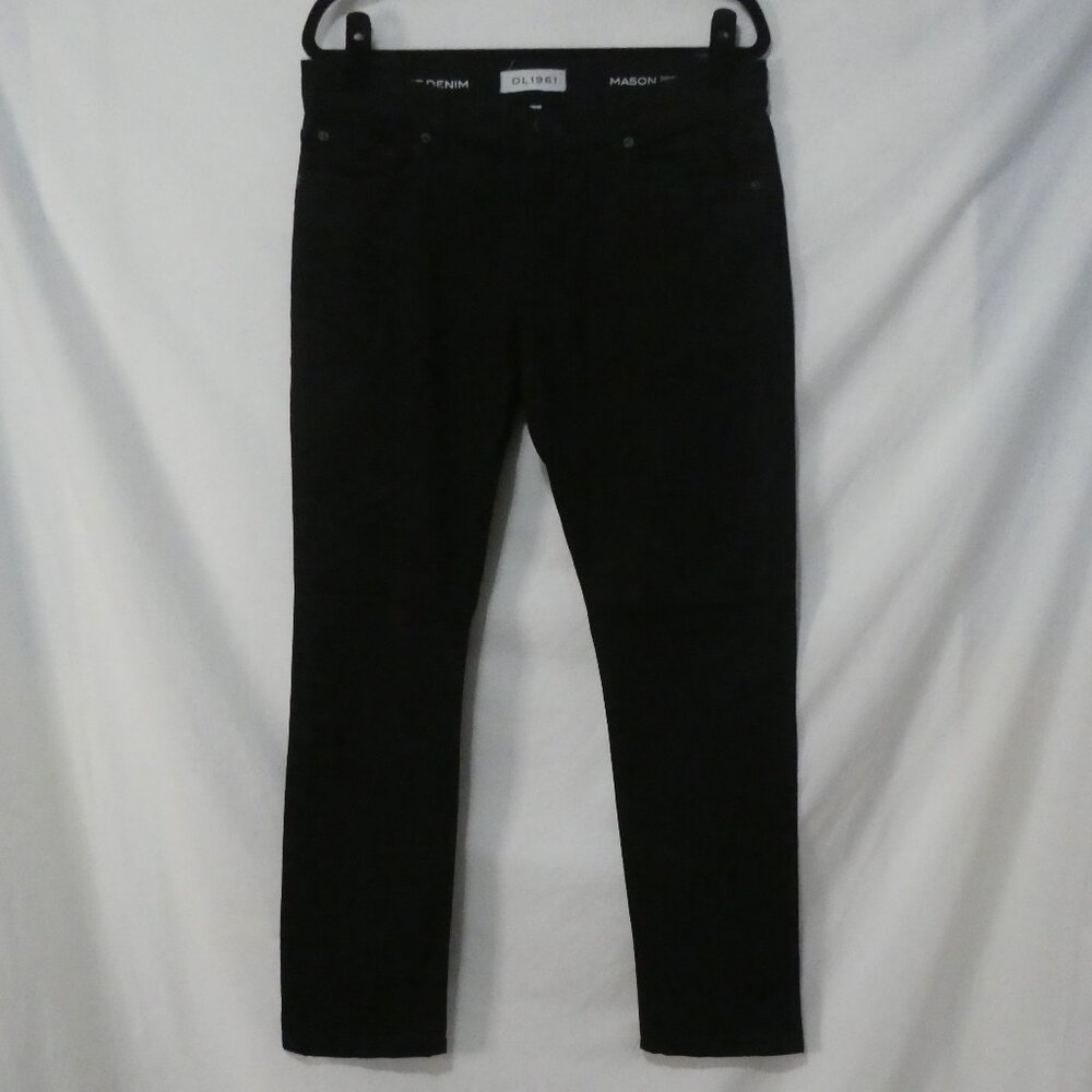 DL1961 - Smart Denim - Mason - Tapered Slim - Clay | size 32 | Black Denim Jeans